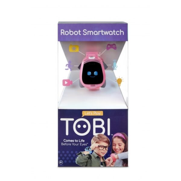 LITTLE TIKES Zegarek Robot Tobi SmartWatch Gry Video Aparat Fitness Różowy-17