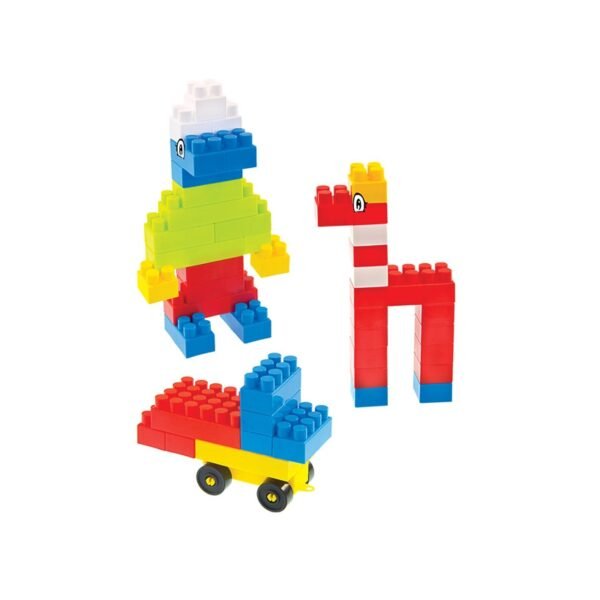 Klocki Konstrukcyjne Combi 200 elementów Mochtoys-3