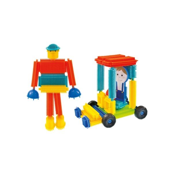 Mochtoys Klocki Jeżyki Pin Bricks 102 el w Kartoniku Bloko-3