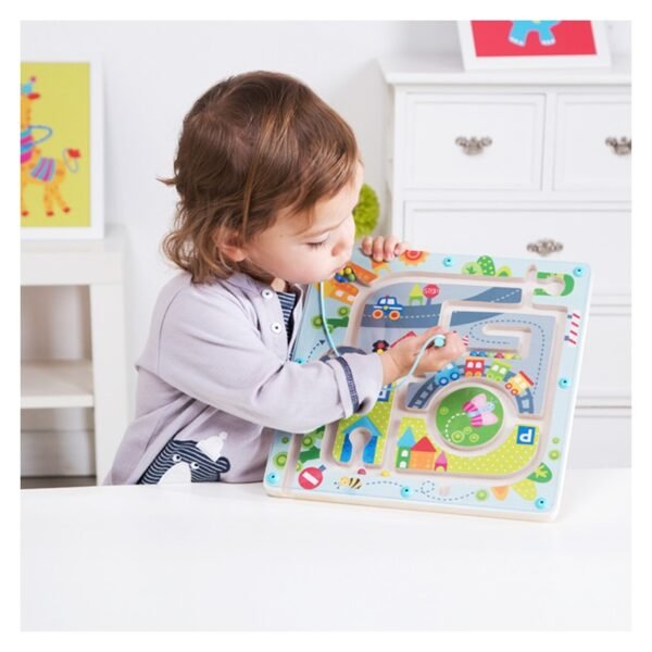 TOOKY TOY Tablica Magnetyczna Labirynt Miasto-2