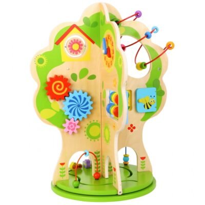 TOOKY TOY Duża Zabawka Edukacyjna Activity Tree Wielofunkcyjne Drzewo-1