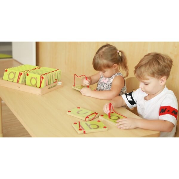 Tabliczki Magnetyczne Nauka Pisania Małe Literki Viga Toys-4