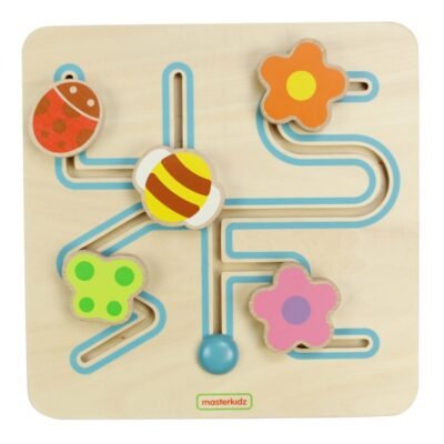 Masterkidz Wooden Training Board - Kukaiņu labirints