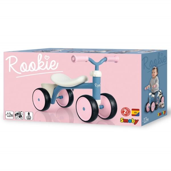 SMOBY Rowerek Biegowy Rookie Ride - On Różowy-10