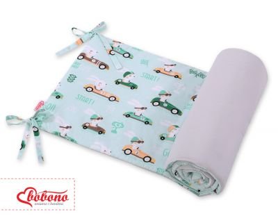 Universāls bampers gultiņai - piparmētru truši - Image 3