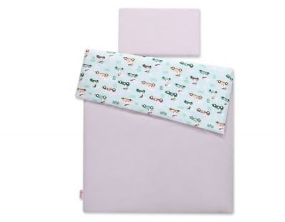 Gultas komplekts 2gab 100x135 Mini - piparmētru truši - Image 3