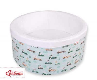 Ball-pit minky bez bumbiņām - piparmētru truši - Image 5