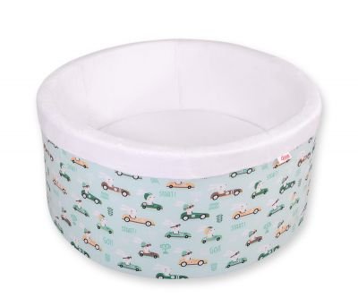 Ball-pit minky bez bumbiņām - piparmētru truši