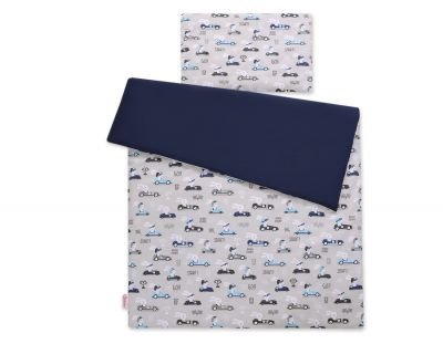 Gultas komplekts 2gab 100x135 Mini - pelēki truši - Image 2