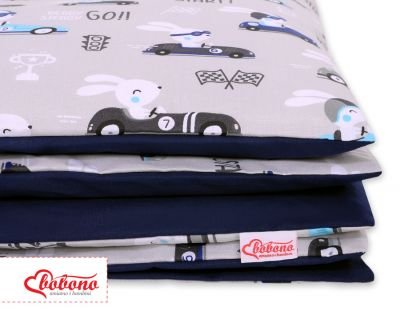 Gultas komplekts 2gb - pelēki truši - Image 7