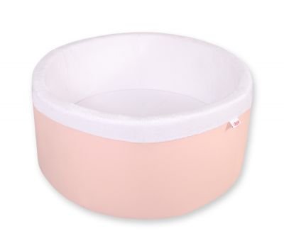 Ball-pit minky bez bumbiņām - pūderrozā