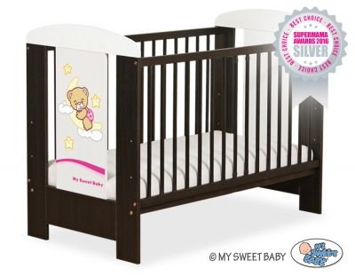 Bērnu gultiņa 120x60cm Ar labu nakti 5009-04-806