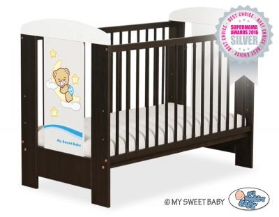 Bērnu gultiņa 120x60cm Ar labu nakti nr. 5009-04-807