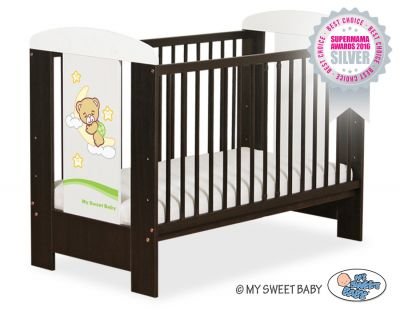 Bērnu gultiņa 120x60cm Ar labu nakti nr. 5009-04-808