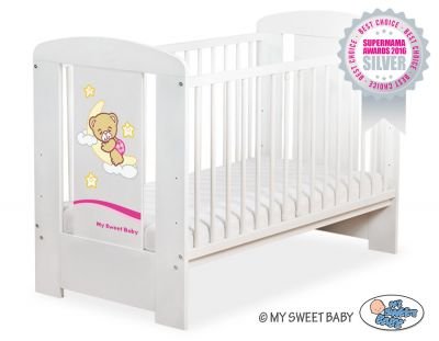 Bērnu gultiņa 120x60cm Ar labu nakti 5009-07-806