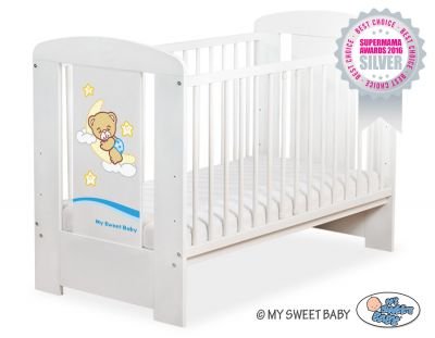 Bērnu gultiņa 120x60cm Ar labu nakti 5009-07-807