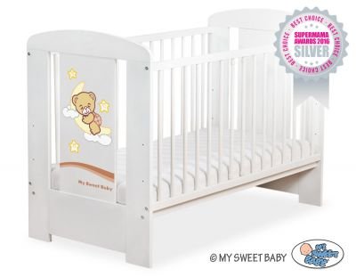 Bērnu gultiņa 120x60cm Ar labu nakti 5009-07-809