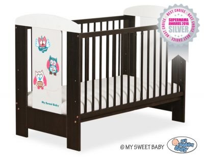 Bērnu gultiņa 120x60cm Pūce nr. 5017-04-425