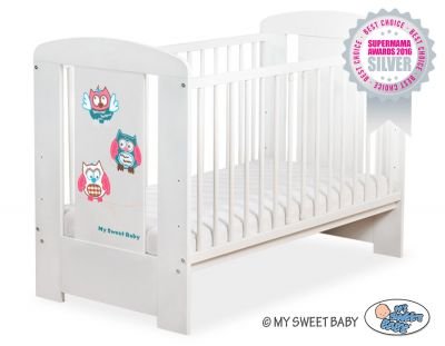 Bērnu gultiņa 120x60cm Pūce nr. 5017-07-425