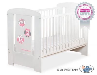 Bērnu gultiņa 120x60cm Pūce nr. 5017-07-426