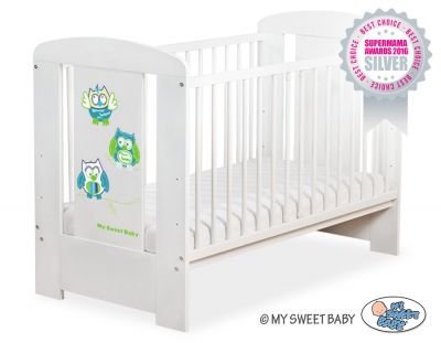 Bērnu gultiņa 120x60cm Pūce nr. 5017-07-428