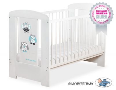 Bērnu gultiņa 120x60cm Pūce nr. 5017-07-431