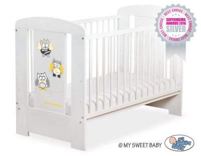 Bērnu gultiņa 120x60cm Pūce nr. 5017-07-432