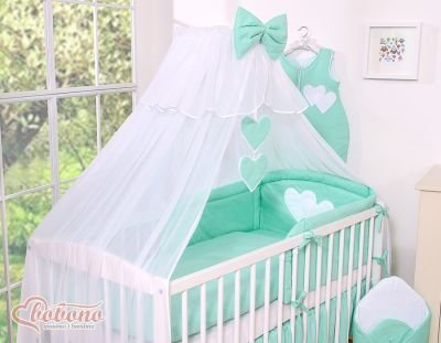 Moskītu tīkls no šifona- Hanging Hearts piparmētra