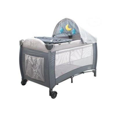 Ceļojumu gultiņa. sapnis pelēks