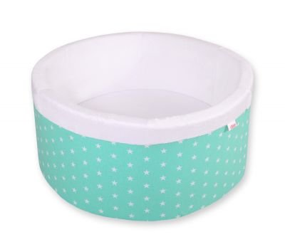 Ball-pit minky bez bumbiņām - piparmētru zvaigznes