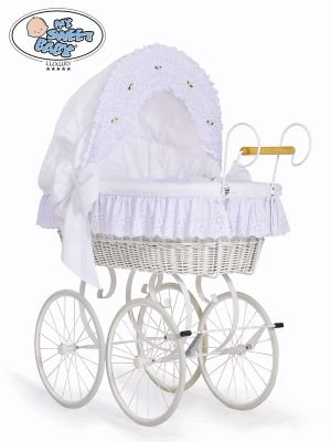 Retro saputota gultiņa Sisi - Balta