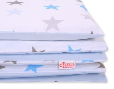 Gultasveļas komplekts 2 gab - pelēki zilas zvaigznes - Image 6