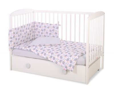 Gultasveļas komplekts 3gb - ežu pelēks