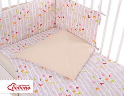 Gultas komplekts 2gab - bēši koki - Image 2