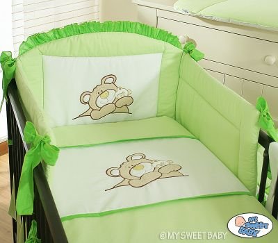Gultas komplekts 2gab- Lācītis Barnaba zaļš