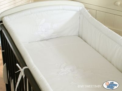 Gultasveļas komplekts 2gab- Ar labu nakti balts