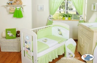 Gultas komplekts 3gab- dupsis Luca zaļš