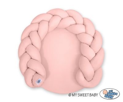 Bērnu virtuļu spilvens / rotaļu paklājiņš 2 vienā - pasteļrozā - Image 2