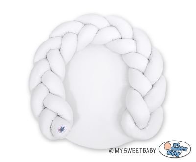 Bērnu virtuļu spilvens / rotaļu paklājiņš 2 vienā - balts - Image 2