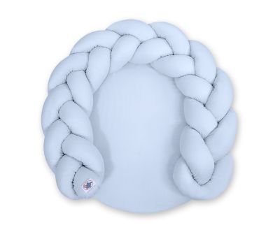 Bērnu virtuļu spilvens / rotaļu paklājiņš 2 vienā - zils