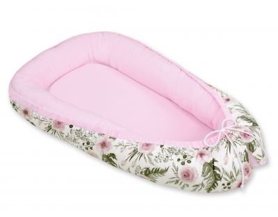 Mazuļu ligzda - peonijas zieds rozā / rozā