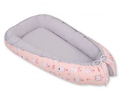 Mazuļa ligzda - balerīna rozā/pelēka