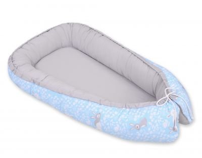 Mazuļa ligzda - zils trusis / pelēks