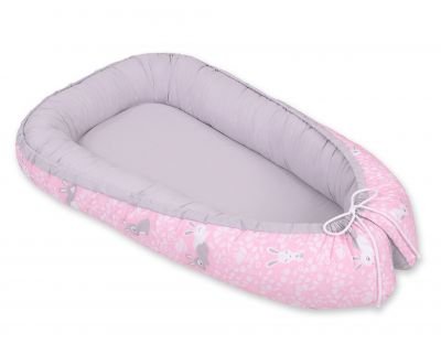 Mazuļu ligzda - rozā zaķi / pelēks