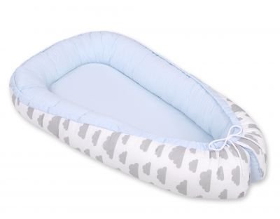 Mazuļu ligzda - mākoņi pelēki/zili