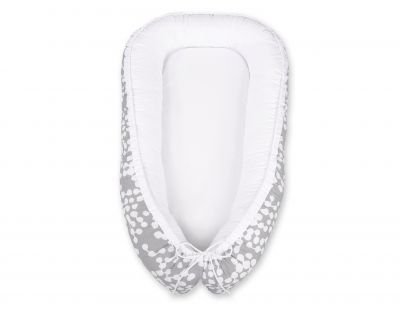 Bērnu ligzda - burbuļi pelēks/balts - Image 5