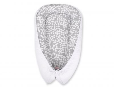 Bērnu ligzda - burbuļi pelēks/balts - Image 7