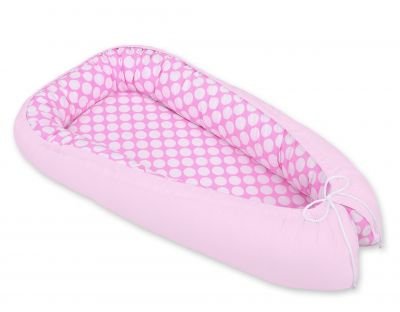 Mazuļa ligzda - rozā ar baltiem punktiem / rozā - Image 3