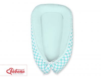 Mazuļu ligzda - tirkīza ar baltiem punktiem / piparmētra - Image 6