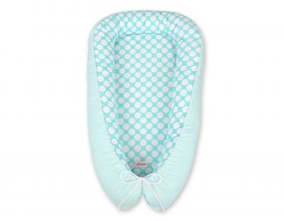 Mazuļu ligzda - tirkīza ar baltiem punktiem / piparmētra - Image 7